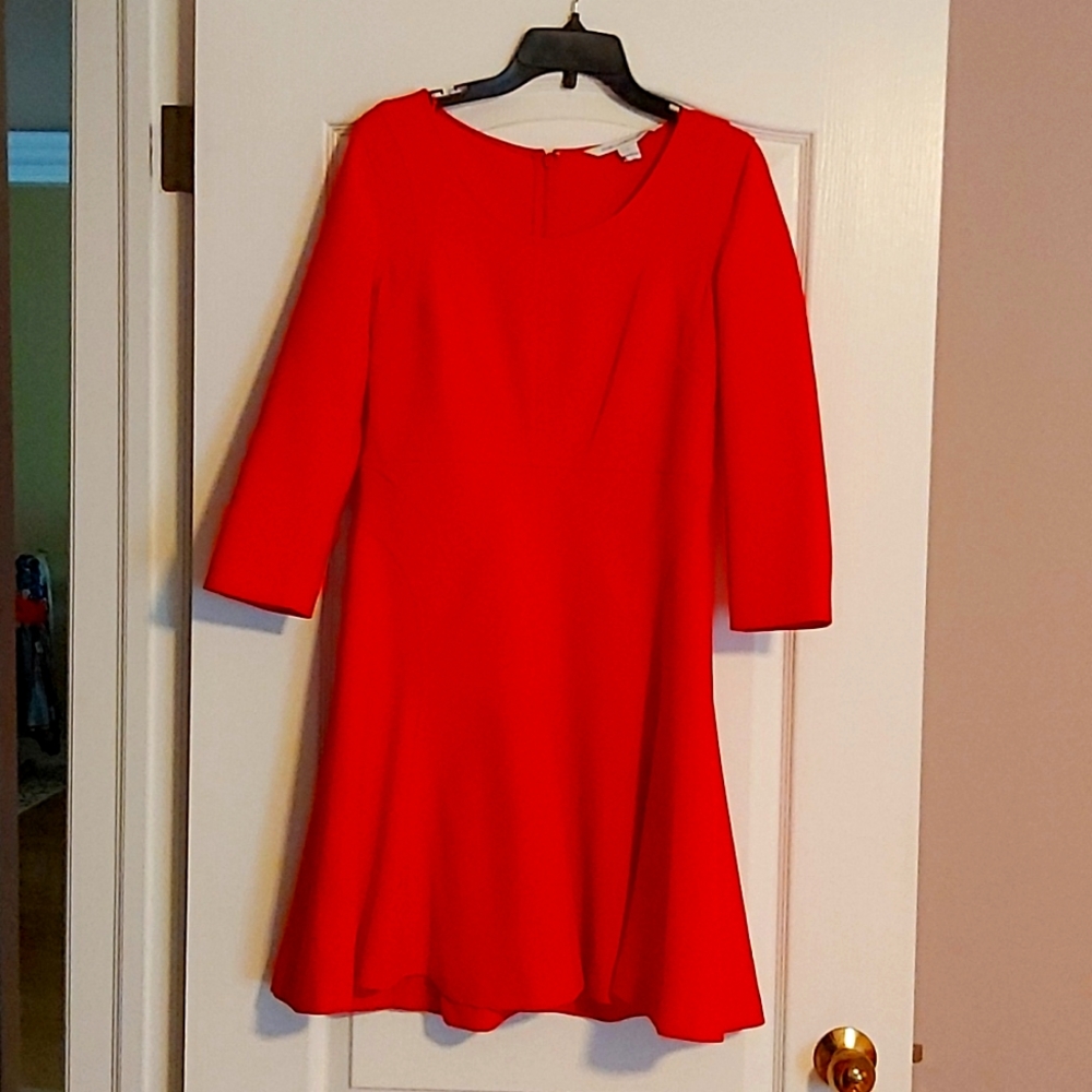 Diane Von Furstenberg red dress